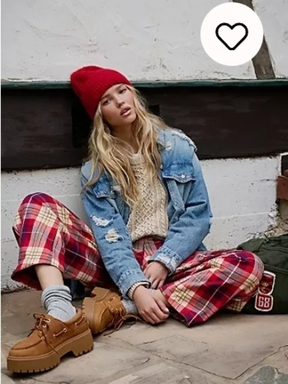 Free People Nice Choice Pull On Trouser Wine Combo-Lantern Plaid XS NWOT